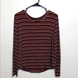Stripped long sleeve shirt